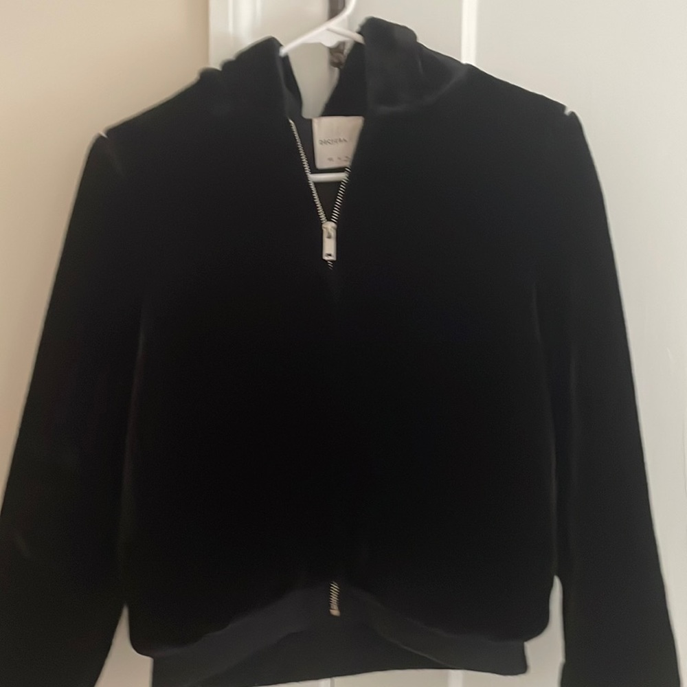 Girls faux fur full zip jacket